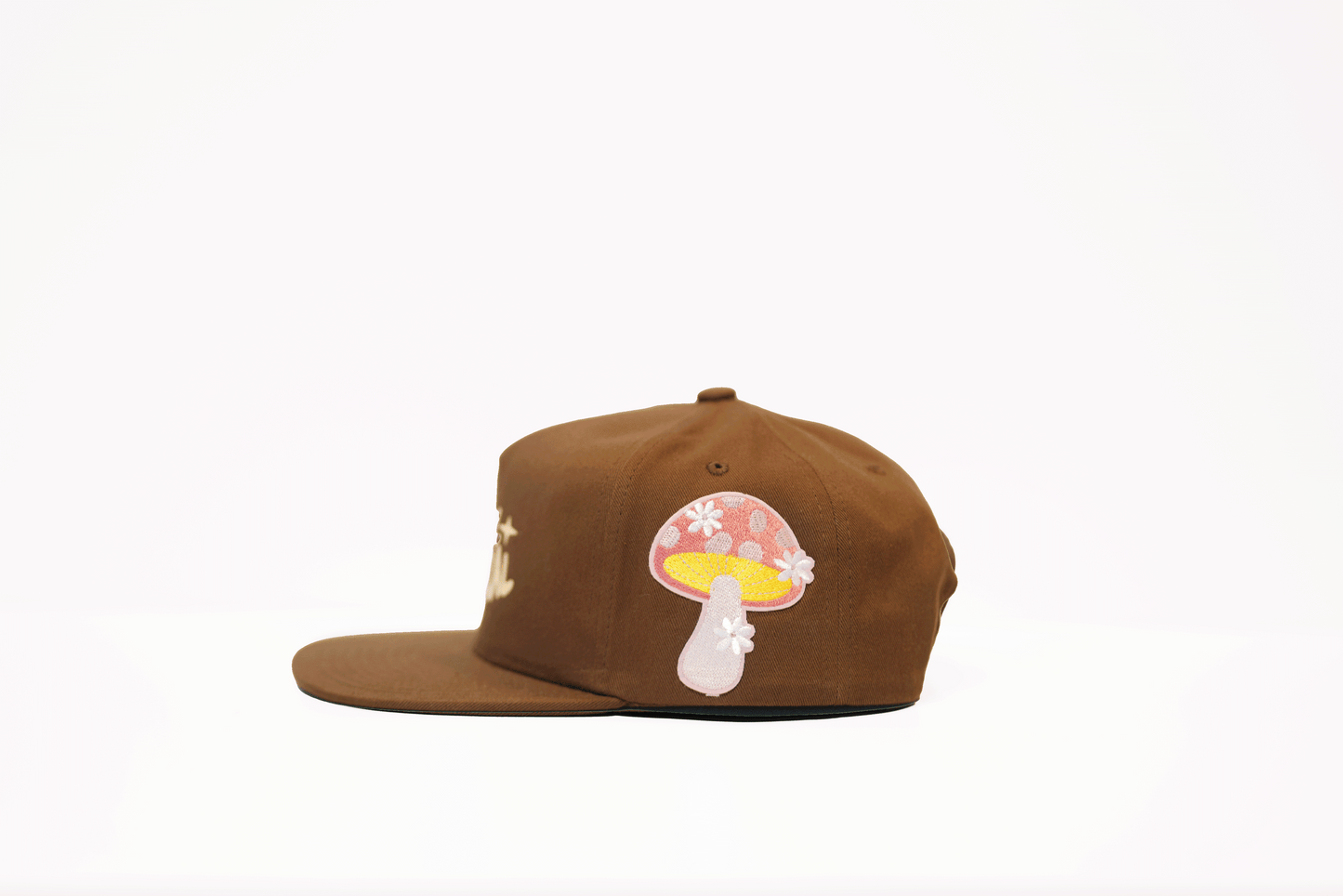 Elevated Snapback (Cream Logo)